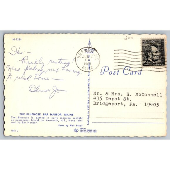 Postcard Lot of 6 Vintage Ships & Boats (See description for details) #878 - Picture 10 of 12